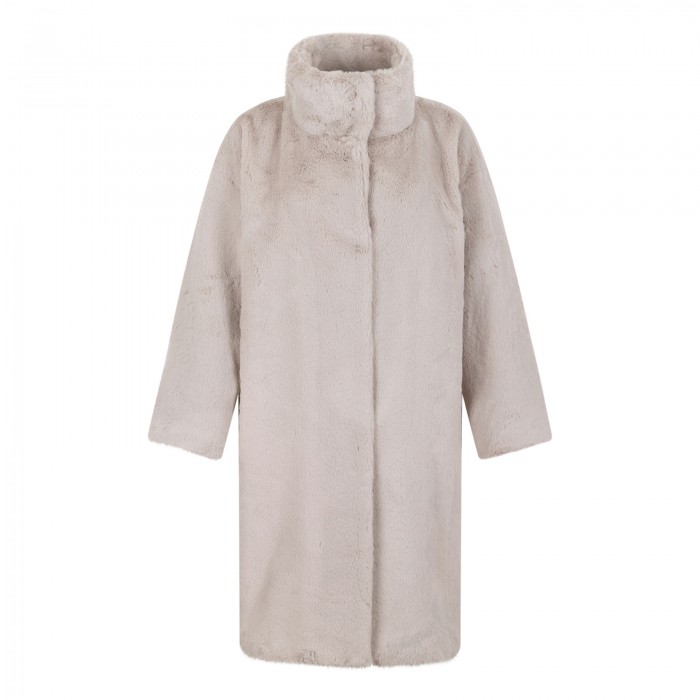Soft alternative fur coat