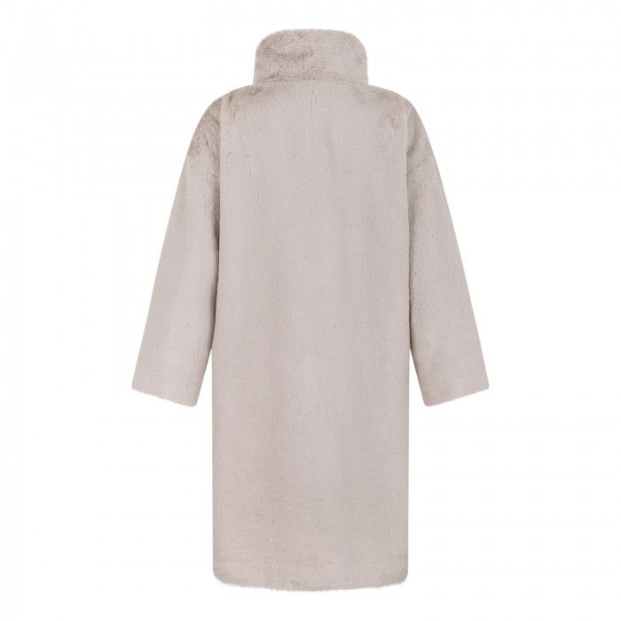 Soft alternative fur coat