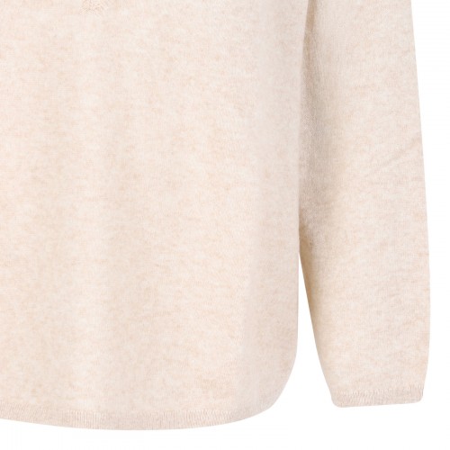 Cashmere sweater with lace... 2