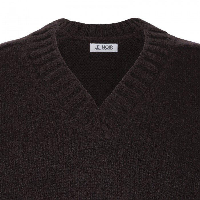 Fringed cashmere sweater