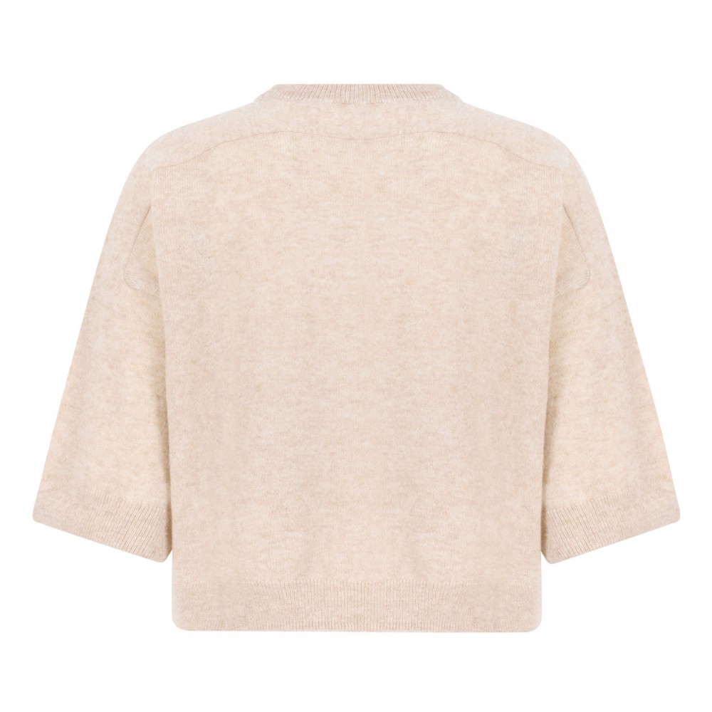 Beige cashmere sweater