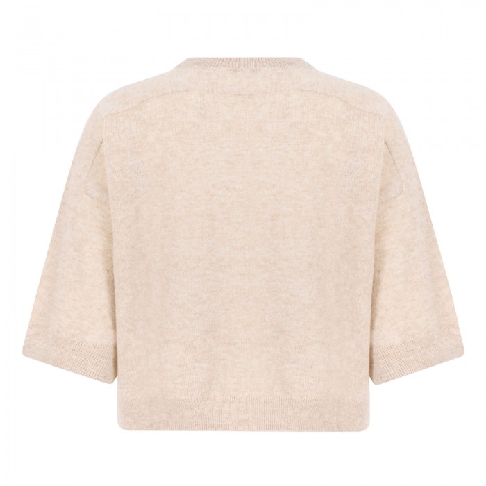 Beige cashmere sweater