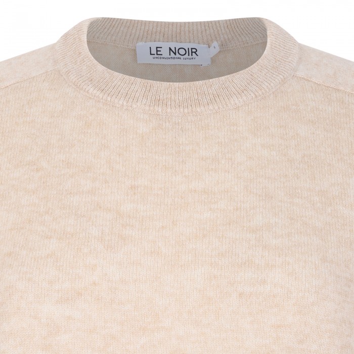 Beige cashmere sweater