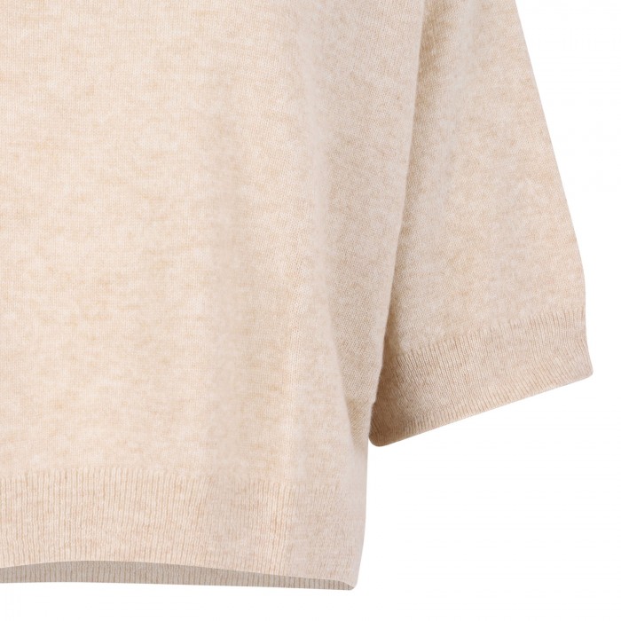Beige cashmere sweater