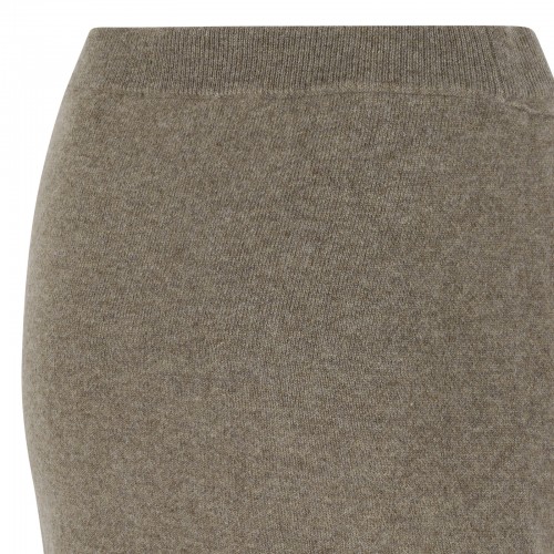 Fringed knit cashmere skirt 2