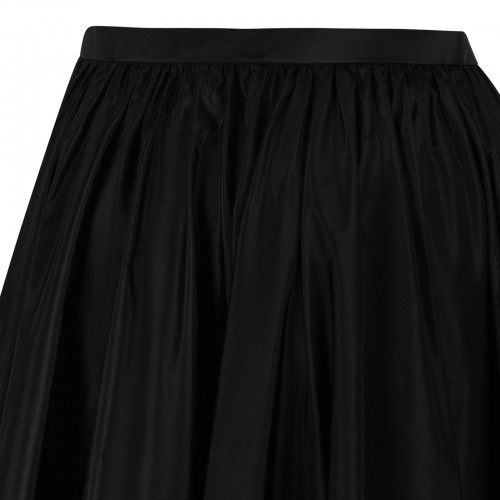 Black taffetà midi skirt 2
