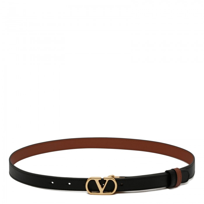 Vlogo signature reversible belt