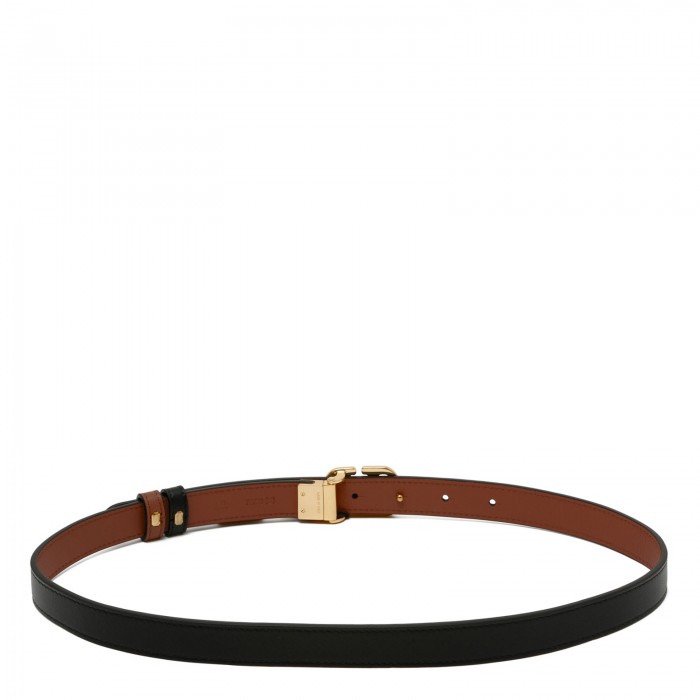 Vlogo signature reversible belt