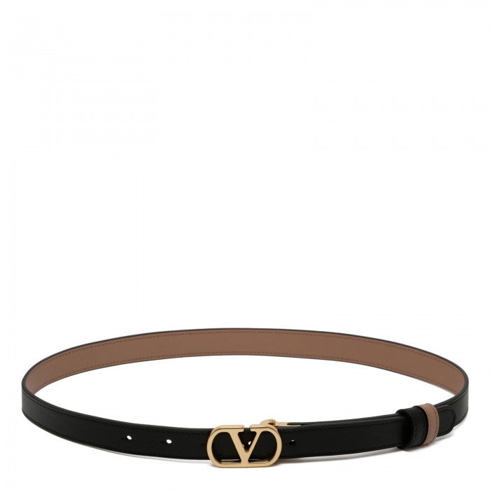 Vlogo signature reversible belt