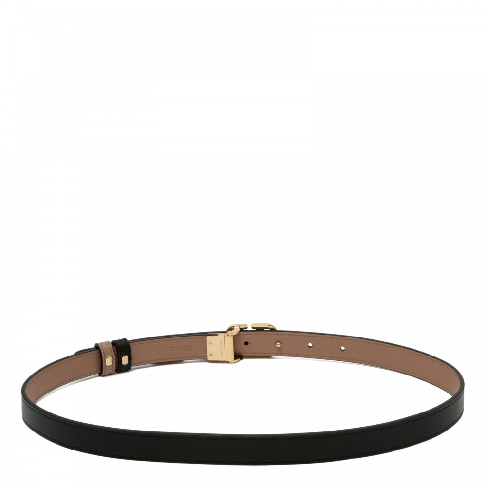 Vlogo signature reversible belt