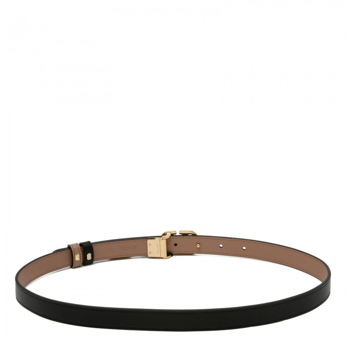 Vlogo signature reversible belt