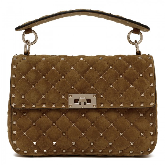 Rockstud spike medium shoulder bag