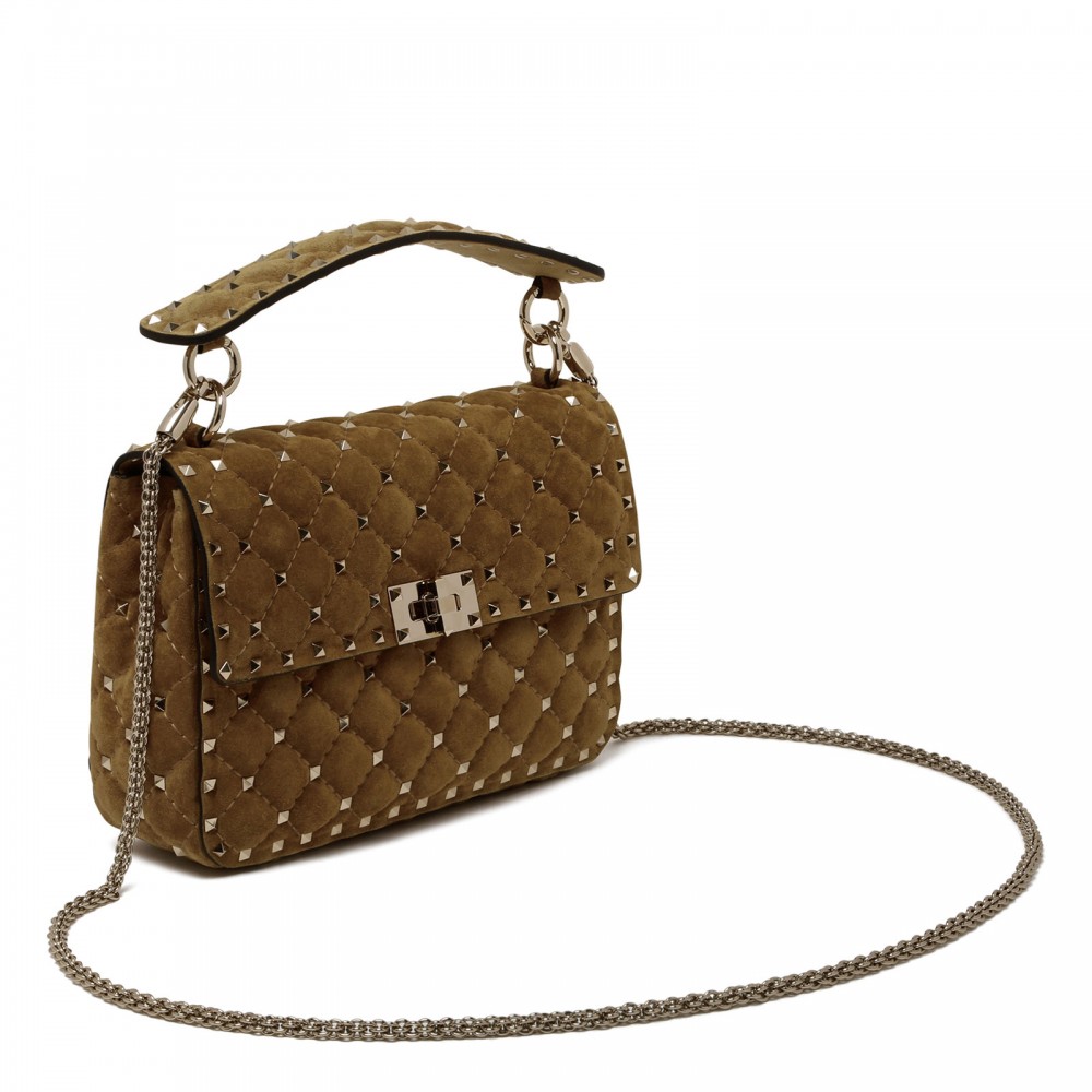 Rockstud spike medium shoulder bag