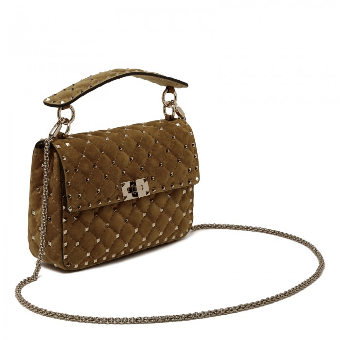Rockstud spike medium shoulder bag