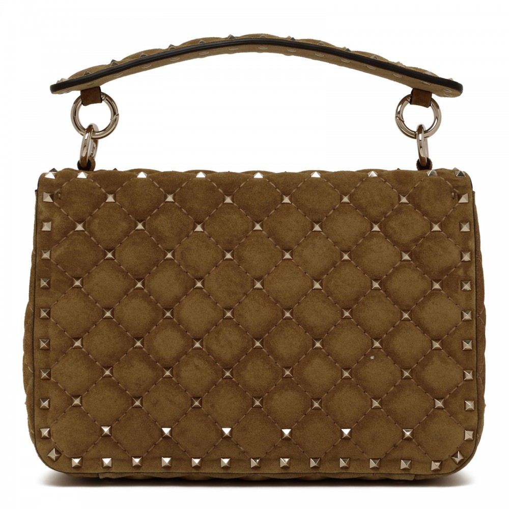 Rockstud spike medium shoulder bag