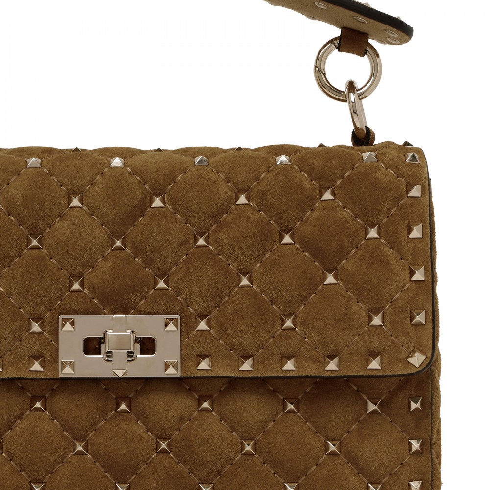 Rockstud spike medium shoulder bag