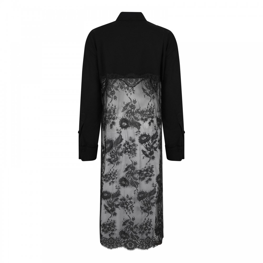 Valiant lace maxi shirt
