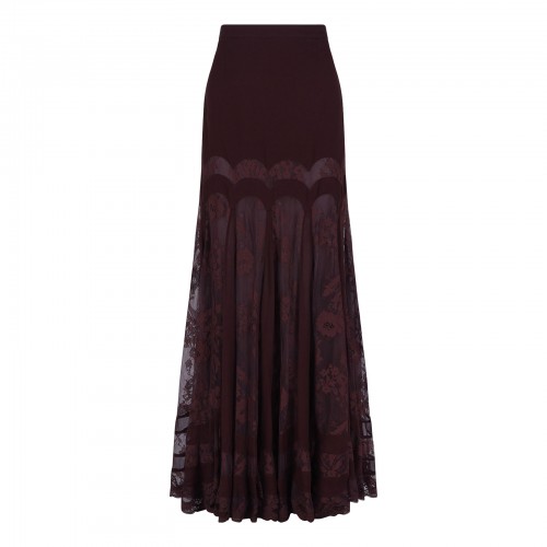Valiant panelled maxi skirt