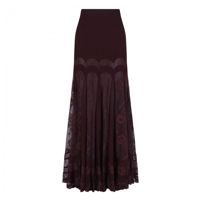 Valiant panelled maxi skirt
