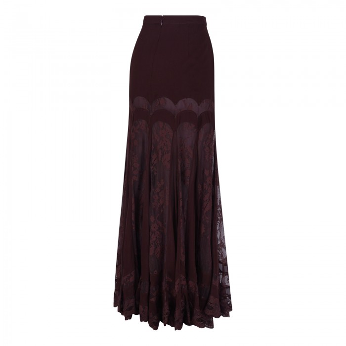 Valiant panelled maxi skirt