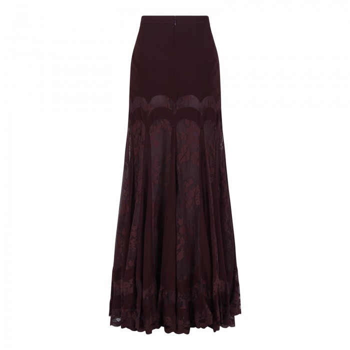Valiant panelled maxi skirt