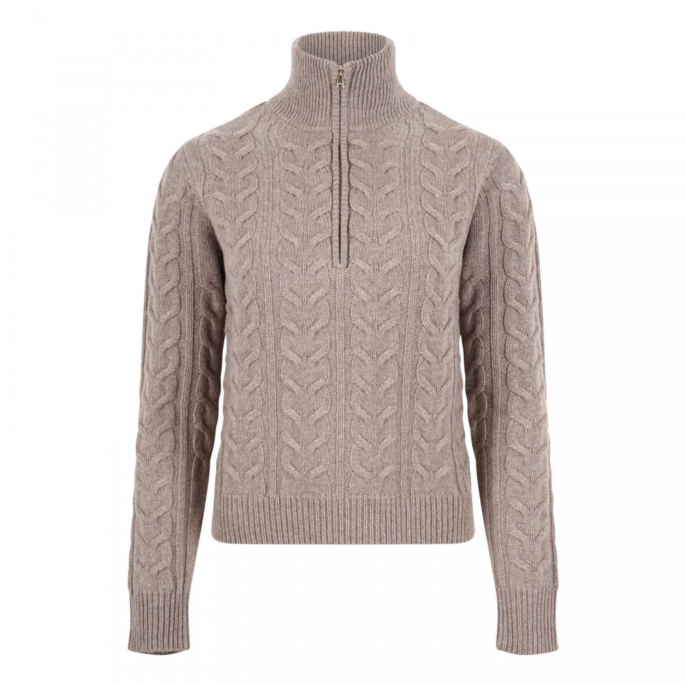 Libero cable knit cashmere sweater