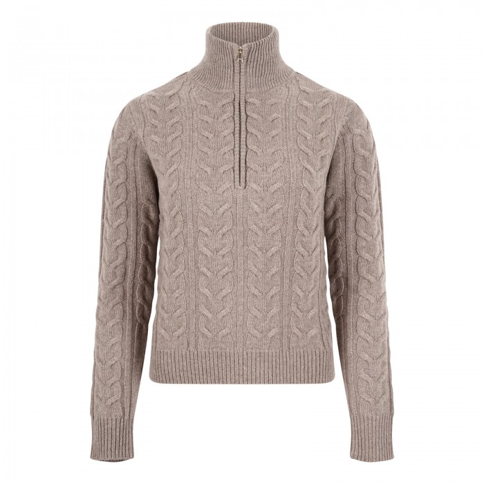 Libero cable knit cashmere sweater