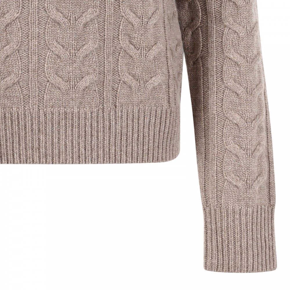 Libero cable knit cashmere sweater