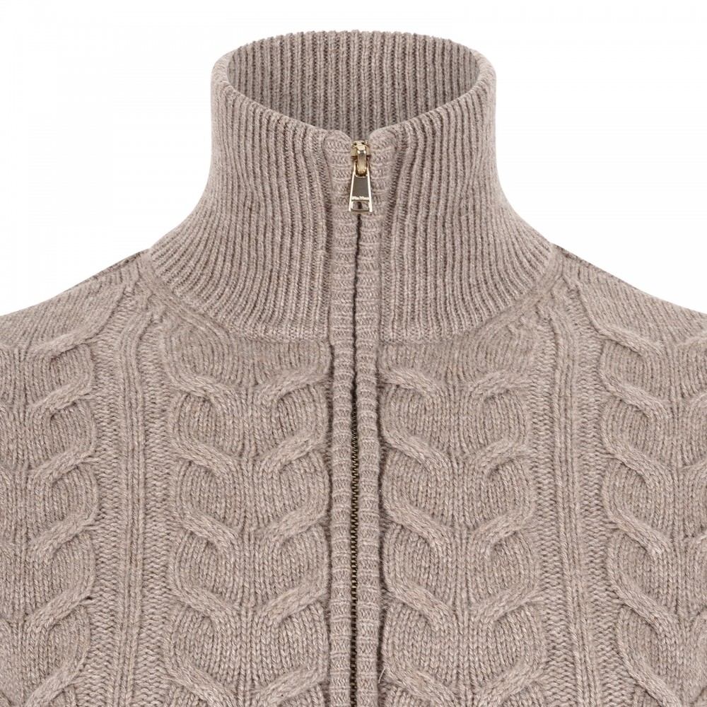 Libero cable knit cashmere sweater