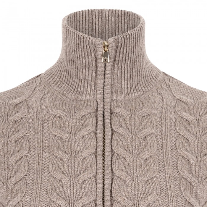 Libero cable knit cashmere sweater