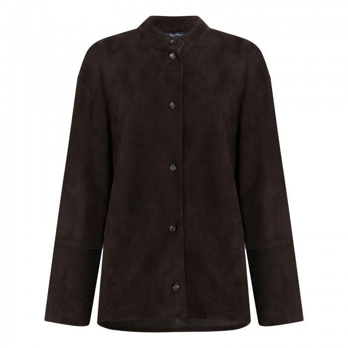 Danzante dark brown suede shirt