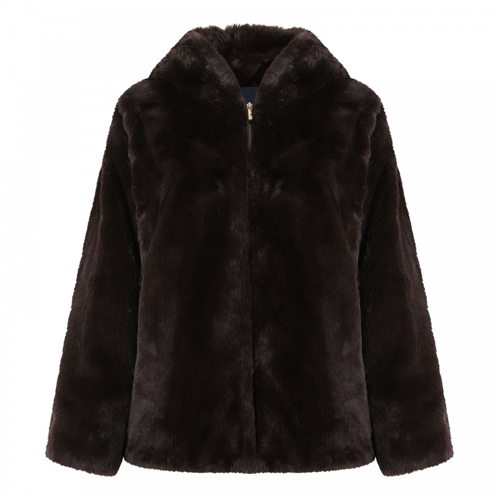 Rugiada faux fur jacket