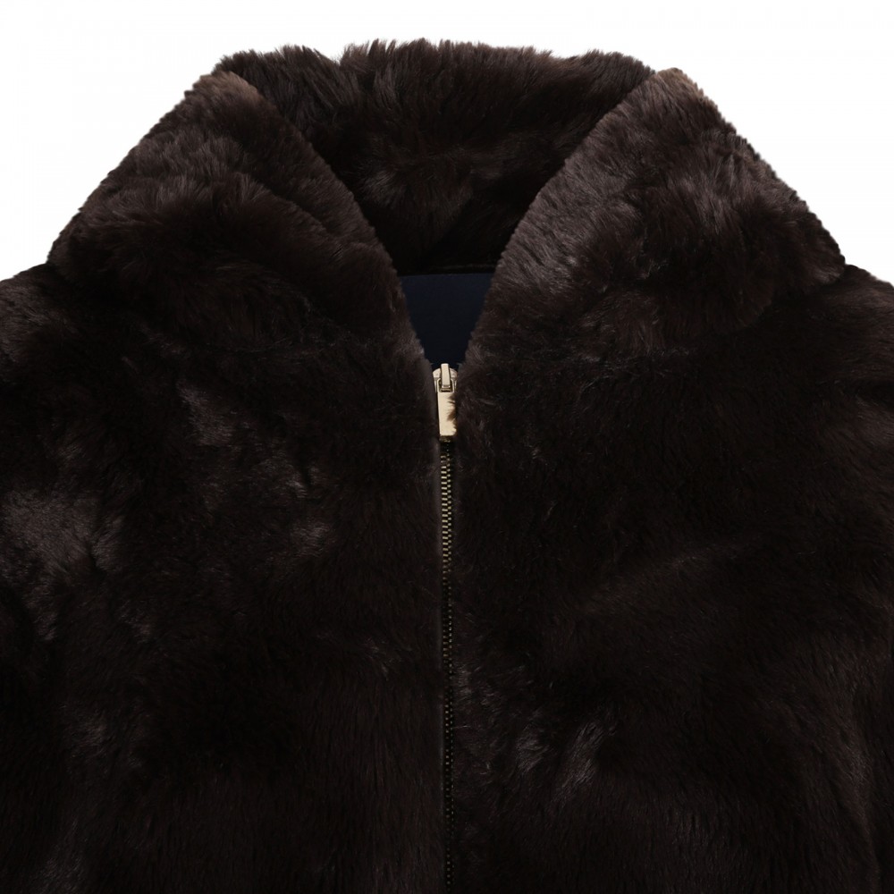 Rugiada faux fur jacket