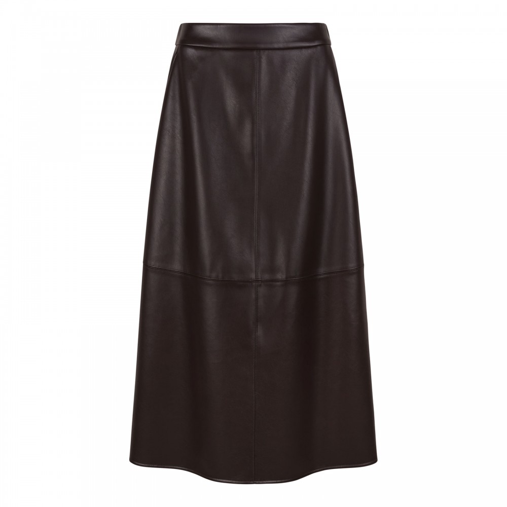 Nordica faux leather skirt