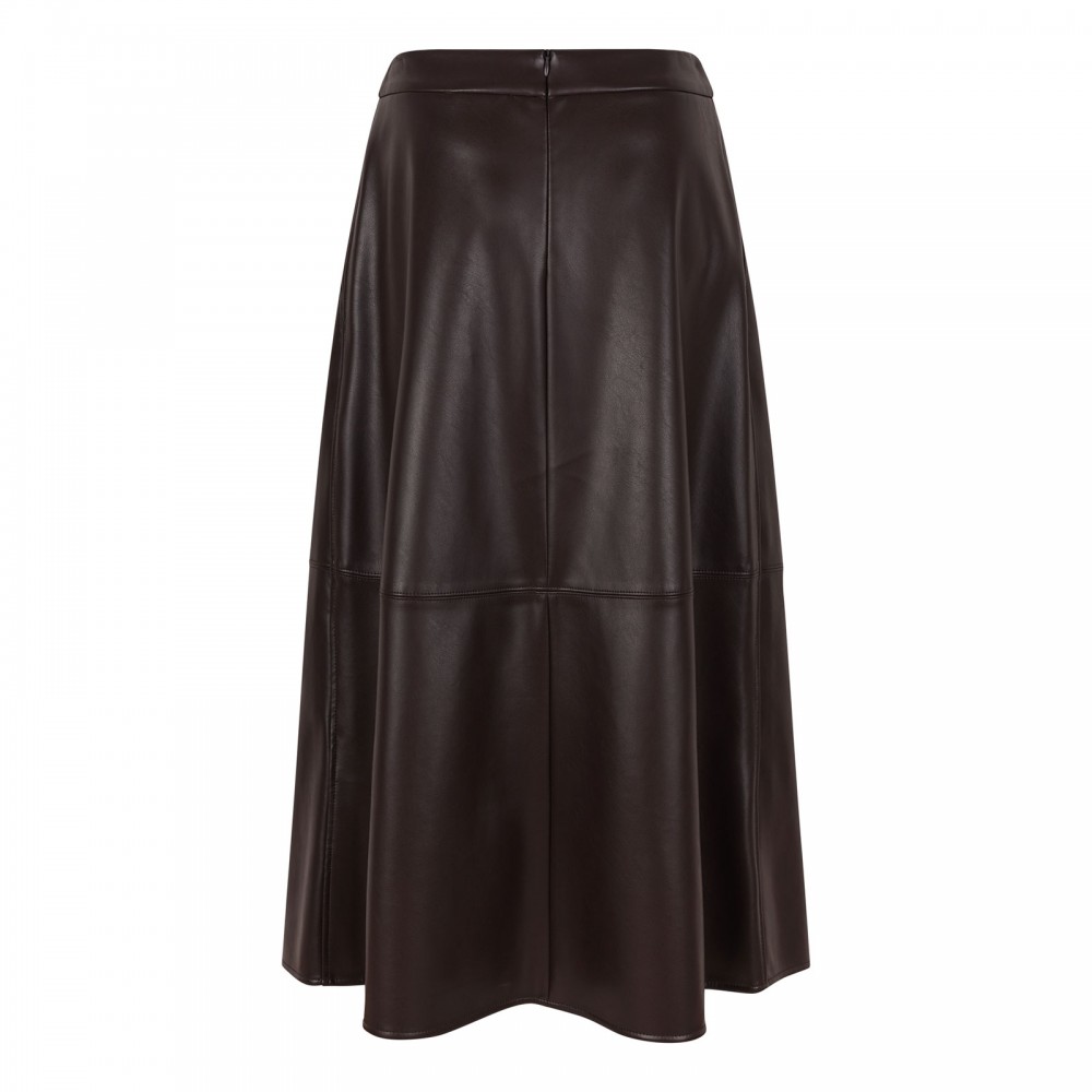 Nordica faux leather skirt