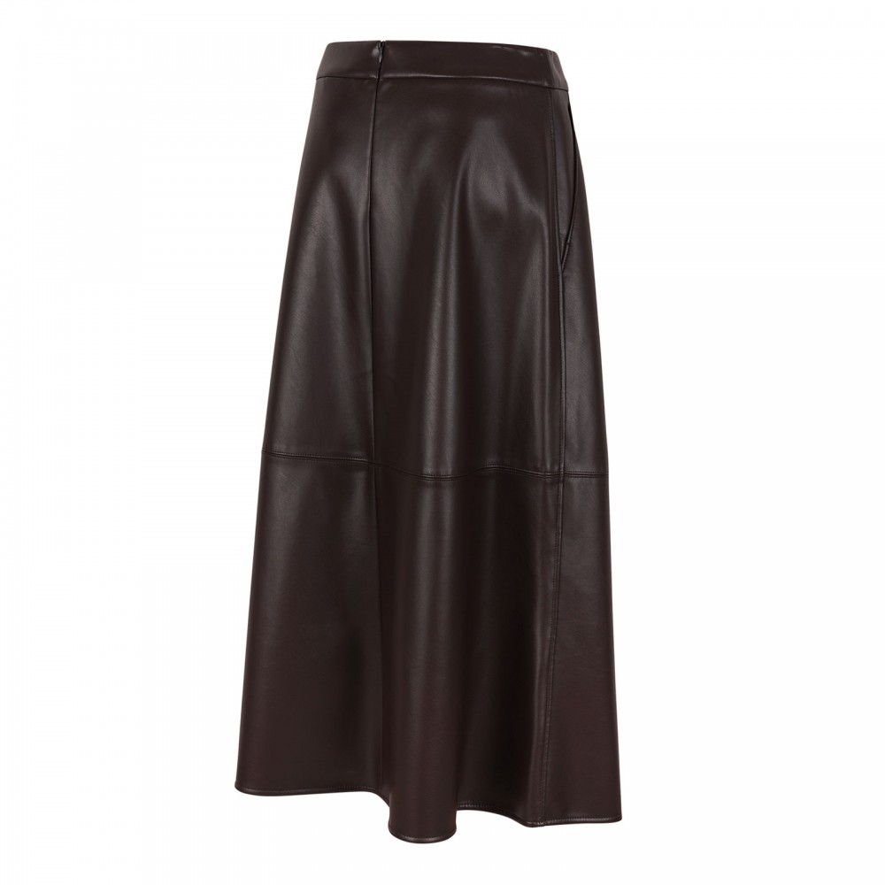 Nordica faux leather skirt