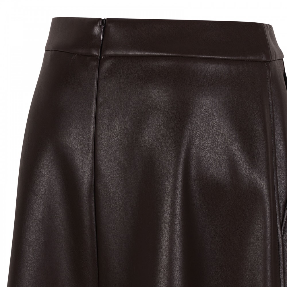 Nordica faux leather skirt