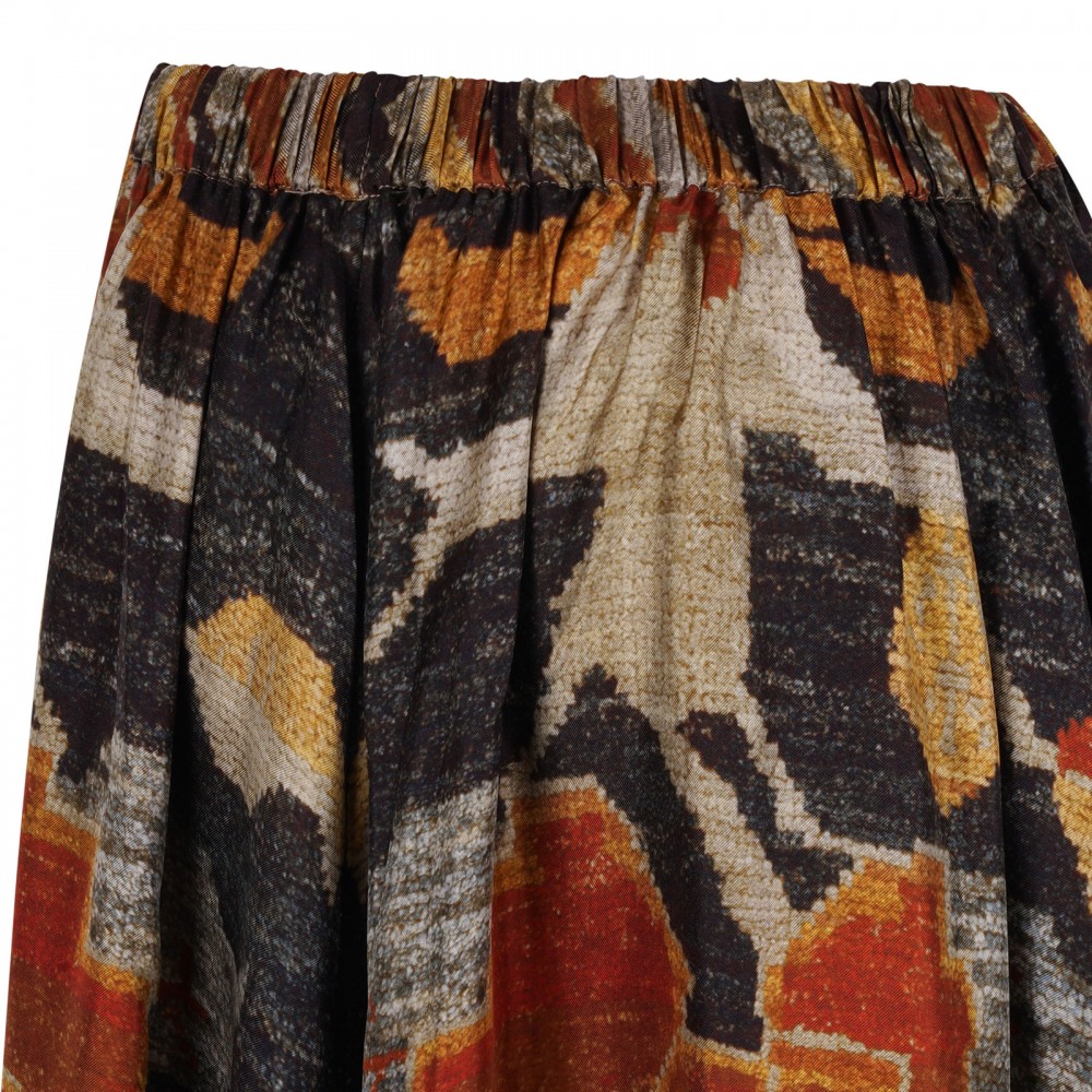 Aloe silk skirt