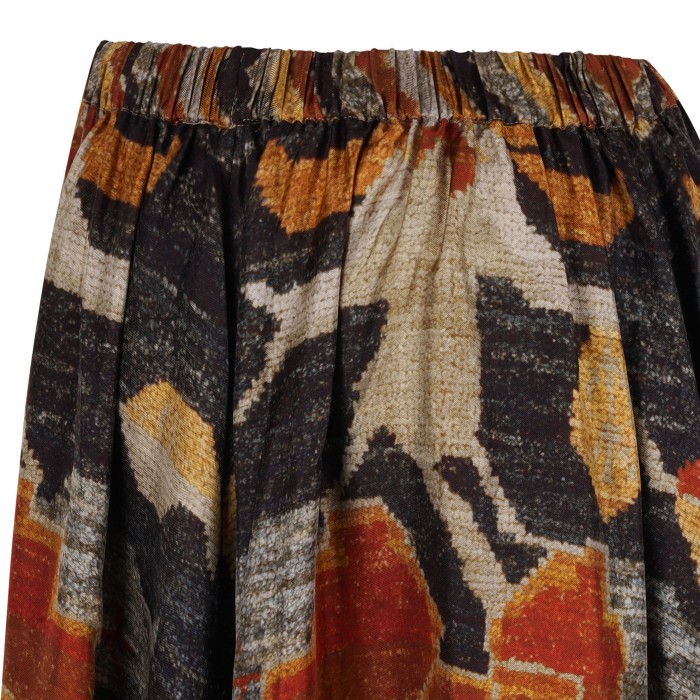 Aloe silk skirt