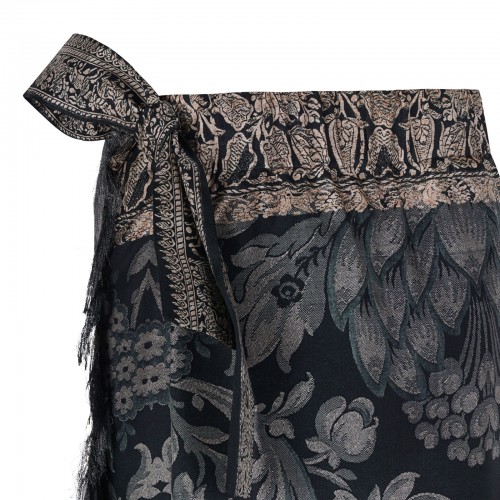 Aloe silk wrap skirt 2