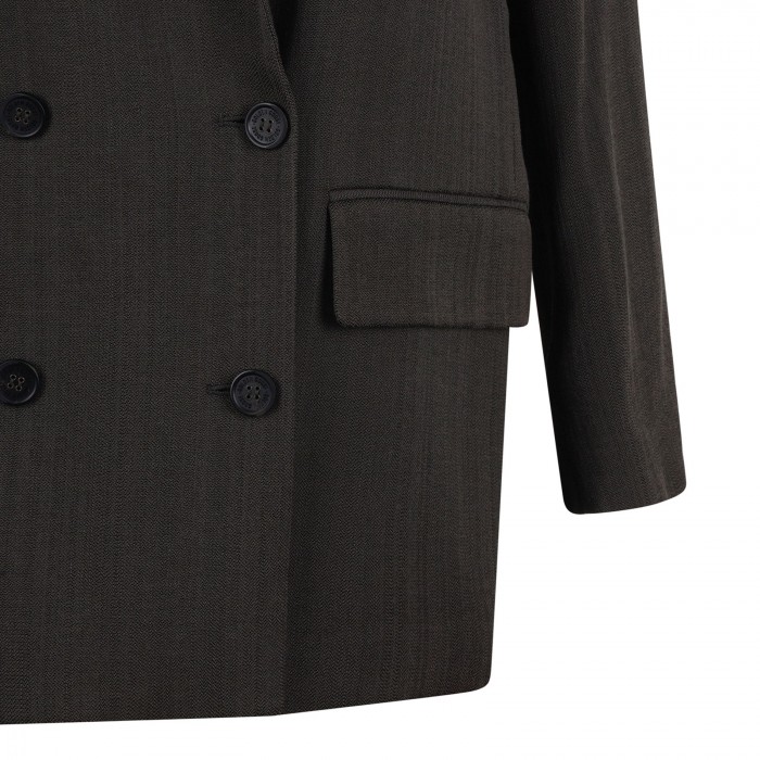 Blazer with drawstring