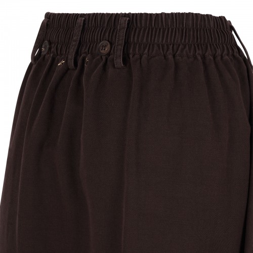 Taupe cotton circle skirt 2