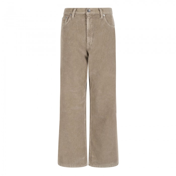 Korea rope corduroy pants