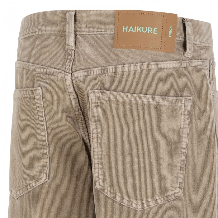 Korea rope corduroy pants