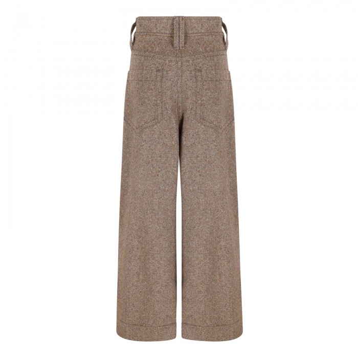 Cappuccino hue baggy pants
