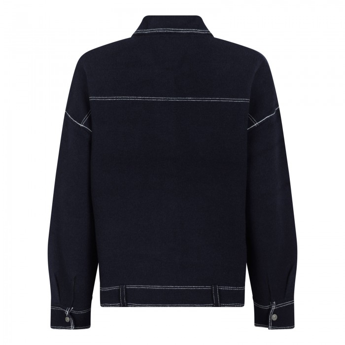 Levana midnight blue overshirt