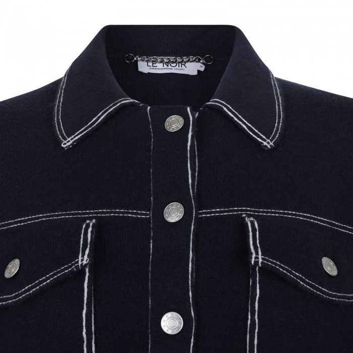 Levana midnight blue overshirt