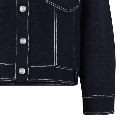 Levana midnight blue overshirt 2