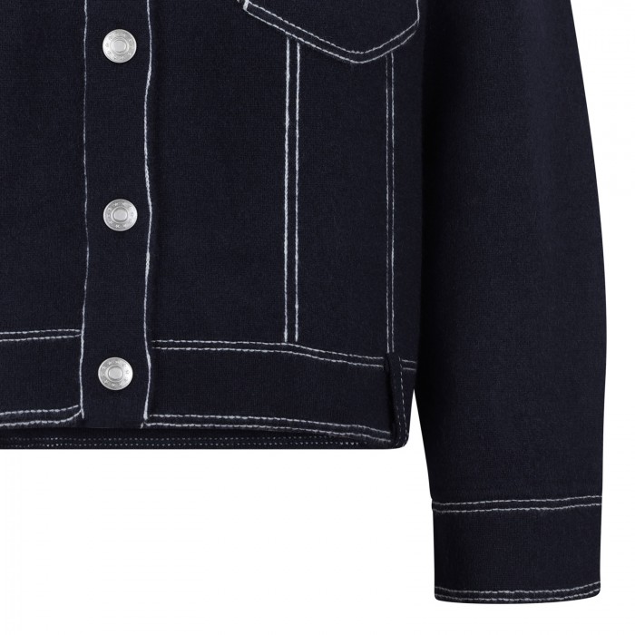 Levana midnight blue overshirt
