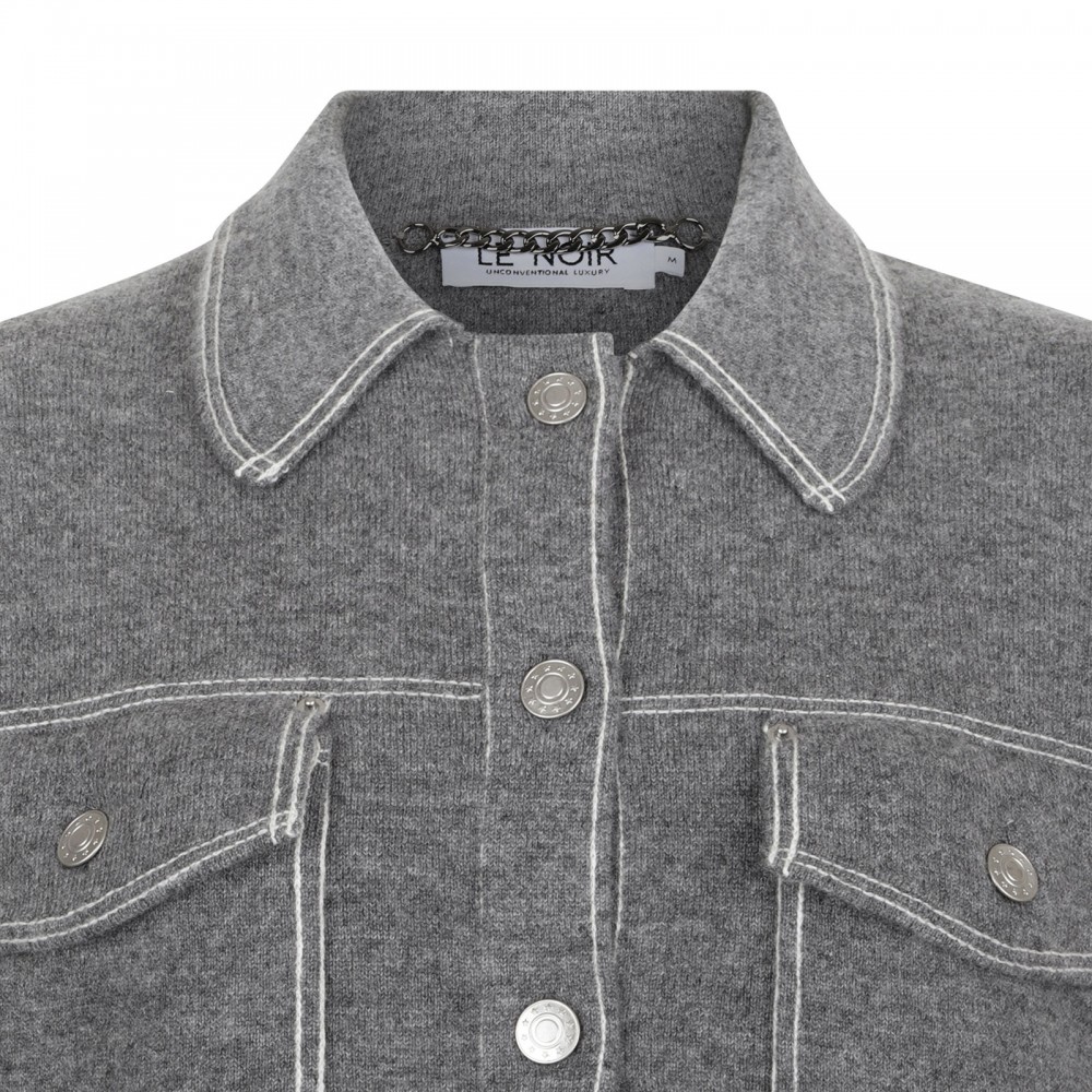 Levana dark gray overshirt